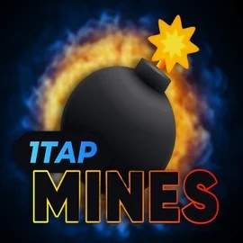 1Tap Mines logo – Casino Games by Turbo Games at Tooniebet Casino