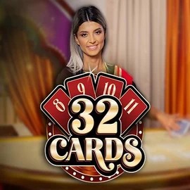 32 Cards by Ezugi, showcased at toonie-bets.ca – game logo