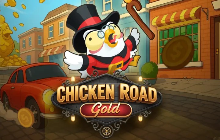 Chicken Road Gold logo by InOut Tooniebet Casino