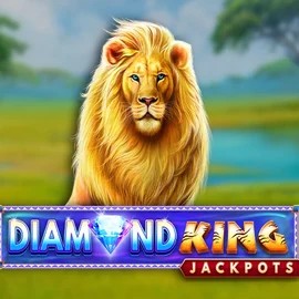 Diamond King Jackpots logo – Jackpots by SpinPlay Games at Tooniebet Casino