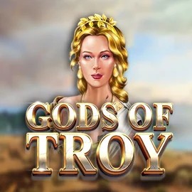 Gods of Troy slot logo by Red Tiger Gaming at Tooniebet Casino