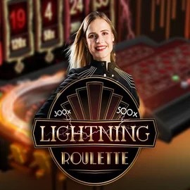 Lightning Roulette logo – Live Casino by Evolution at Tooniebet Casino