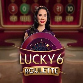 Official Live Casino logo: Lucky 6 Roulette by Pragmatic Play at Tooniebet Casino