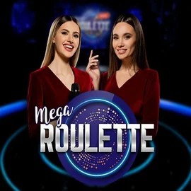 Mega Roulette logo by Pragmatic Play Tooniebet Casino