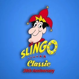 Slingo Classic 20th Anniversary online game logo by Slingo on toonie-bets.ca