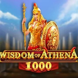 Slots logo of Wisdom of Athena 1000 from Pragmatic Play at Tooniebet Casino