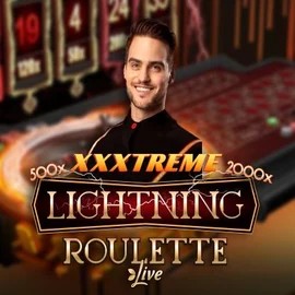 Official Live Casino logo: XXXtreme Lightning Roulette by Evolution at Tooniebet Casino